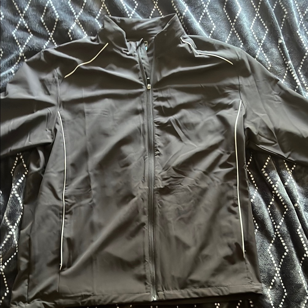 PGA Tour Black Windbreaker Jacket